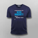 Nerd Immunity T-shirt For Men