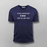 Sassy 'Your Password is Weak' Cybersecurity Tee