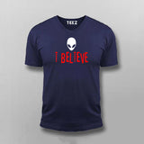 I Believe in Alien Funny T-shirt For Men Online India