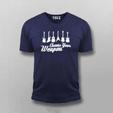 Choose Your Weapon Guitar Musician T-shirt for Men