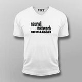 Neural Network Programmer V-Neck  T-Shirt For Men
