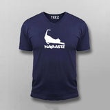 Namaste Cat Funny Yoga T-Shirt for Men