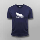 Namaste Cat Funny Yoga T-shirt For Men