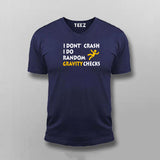 Random Gravity Checks - Humorous Biker Tee