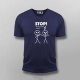 Stop You're Under A Rest  T-Shirt For Men