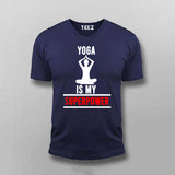 Yoga Is My SuperPower – Inspirational Men's Tee