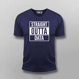 Straight Outta Data T-Shirt For Men