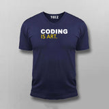 Coding Is Art T-Shirt - Masterpieces in Code