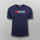 No Hugs and Kisses, Only Bugs and Fixes Funny Programmer T- Shirt For Men