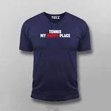 Tennis My Happy Place - Sports Enthusiast Tee