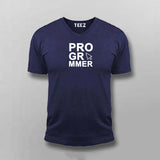progr-cursor-mmer v neck t-shirt for men online