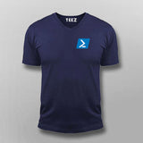 Powershell framework programming IT chest logo t shirt for Men