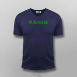 Hashbang /bin/zsh T-Shirt For Men