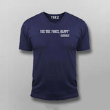Use the Force, Happy Gandalf: Fantasy Fun Tee