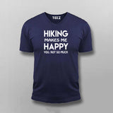 Hiking Makes Me Happy T-shirt For Men