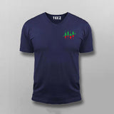 Candlestick Share Market Logo T-shirt For Men