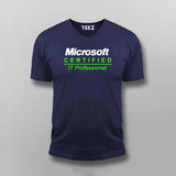 Microsoft Certified V-Neck T-Shirt For Men Online