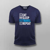 Eat Sleep Travel Repeat - Ultimate Explorer Tee