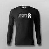 SCB - Standard Chartered Bank Logo  T-shirt For Men