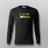 It Is My DNA Bike Full Sleeve T-shirt For Men Online India