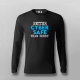 Cybersecurity Engineer Helpdesk Support IT Admin Funny Full Sleeve T-shirt