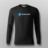 Powershell Developer Programmer Full sleeve T-shirt For Men Online Teez