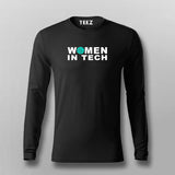 Women In Tech T-shirt For Men India