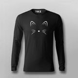 Cat Face Meow T-shirt For Men
