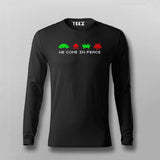 Space Invaders Tee: Peaceful Alien Design