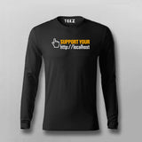 Support You http Full Sleeve T-shirt For Men