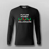 Future Forex Millionaire Day Trader Stock Full Sleeve T-Shirt For Men Online India