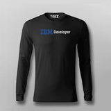 International Business Machines IBM Developerv Full sleeve T-shirt For Men Online India