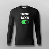 Travel Mood On Travelling  full sleeve T-shirt For Men online India 