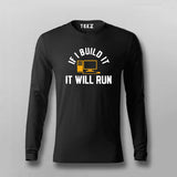 Build It Run It Programmer  T-shirt For Men