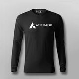 Axis Bank Logo Full Sleeve T-Shirt For Men India
