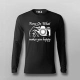Force On What Makes You Happy Full Sleeve T-Shirt For Men Online India