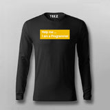 Help Me Programmer Full Sleeve T-shirt For Men