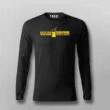 Save The Water Drink Apple Juice Funny Full sleeve T-shirt For Men Online Teez