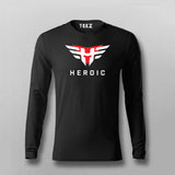 Heroic Gaming Logo  Full Sleeve T-Shirt For Men Online