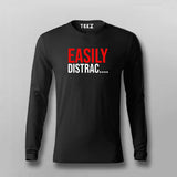 Easily distrac Full Sleeve T-shirt For Men