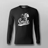Smile Camera Full Sleeve T-Shirt For Men Online India