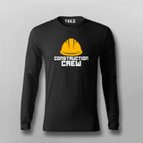 Construction Crew Full Sleeve T-Shirt For Men India