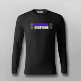 Outwork Everyone Motivational Gym Full Sleeve T-Shirt For Men Online India