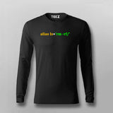 Alias Programming Code T-Shirt For Men