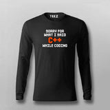 Sorry for what i said C++ while coding T-Shirt For Men