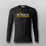 World's Best Civil Engineer  T-Shirt For Men