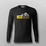 I Am Nikon Full Sleeve T-Shirt For Men Online India