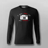 I May Snap At Any Moment Full Sleeve T-Shirt For Men Online  India