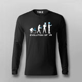 Evolution of Man Virtual Reality Full  Sleeve T-Shirt For Men Online India