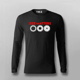 Lens Size Matters Full Sleeve  T-Shirt For Men online India